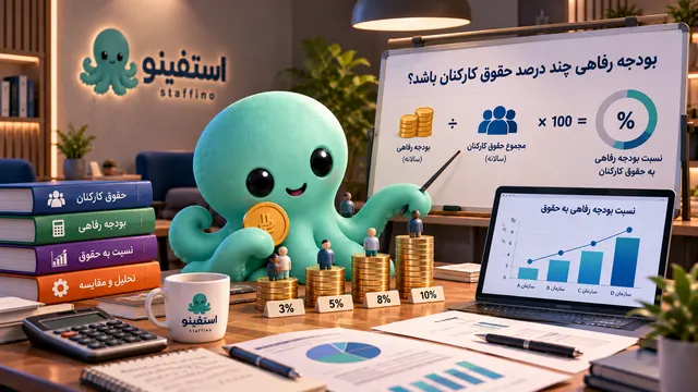 محاسبه درصد بودجه رفاهی نسبت به حقوق کارکنان